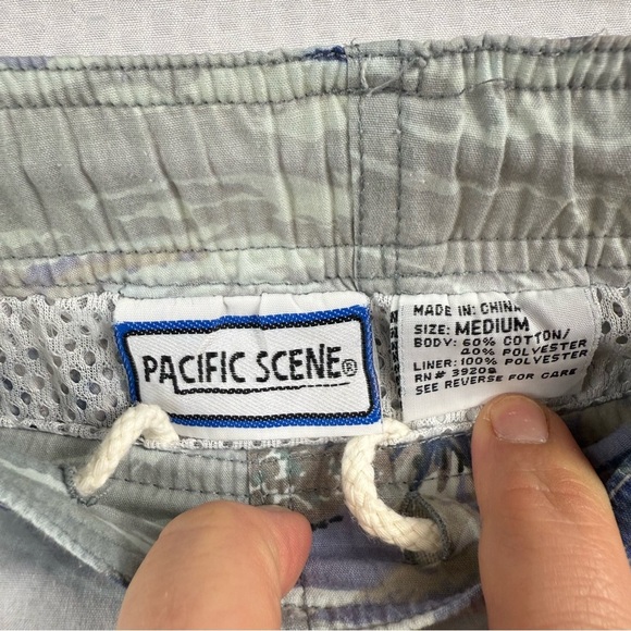 Pacific Scene Men's 4'' Vintage Swim Trunks Size Medium - Picture 2 of 7
